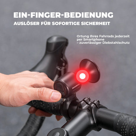 ROCKBROS Elektrische Fahrradklingel – 120dB & Smart Tracking