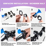 ROCKBROS Elektrische Fahrradklingel – 120dB & Universell für 22,2/25,4/31,8 mm Lenker