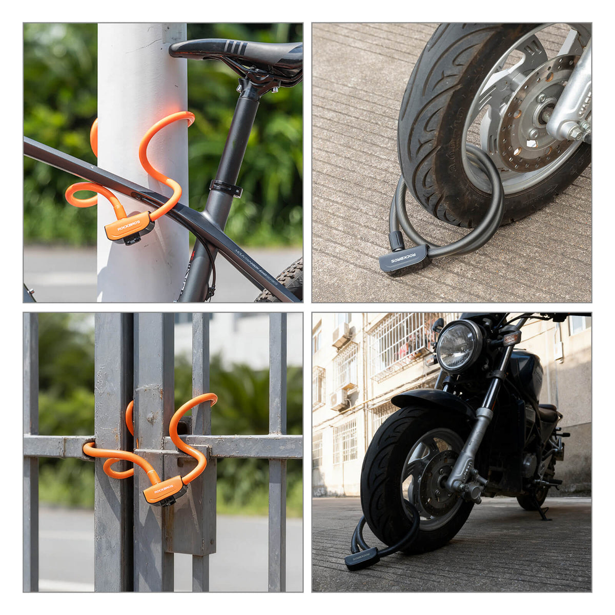 fahrradschloss 110 cm ROCKBROS Fahrradschloss 110 cm / 11 mm – ROCKBROS-DE