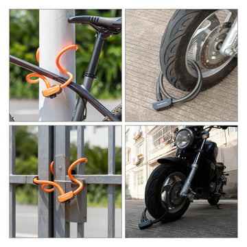 fahrradschloss länge ROCKBROS Fahrradschloss 110 cm / 11 mm – ROCKBROS-DE