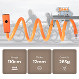 ROCKBROS Fahrradschloss – 110 cm Länge, 11 mm Stärke