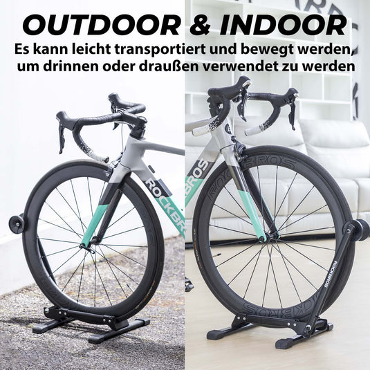 ROCKBROS Fahrradständer Faltbar aus Aluminium Einseitiger Fahrradständer