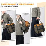 ROCKBROS Fahrradtasche Lenkertasche – 13,5–24 L Volumen
