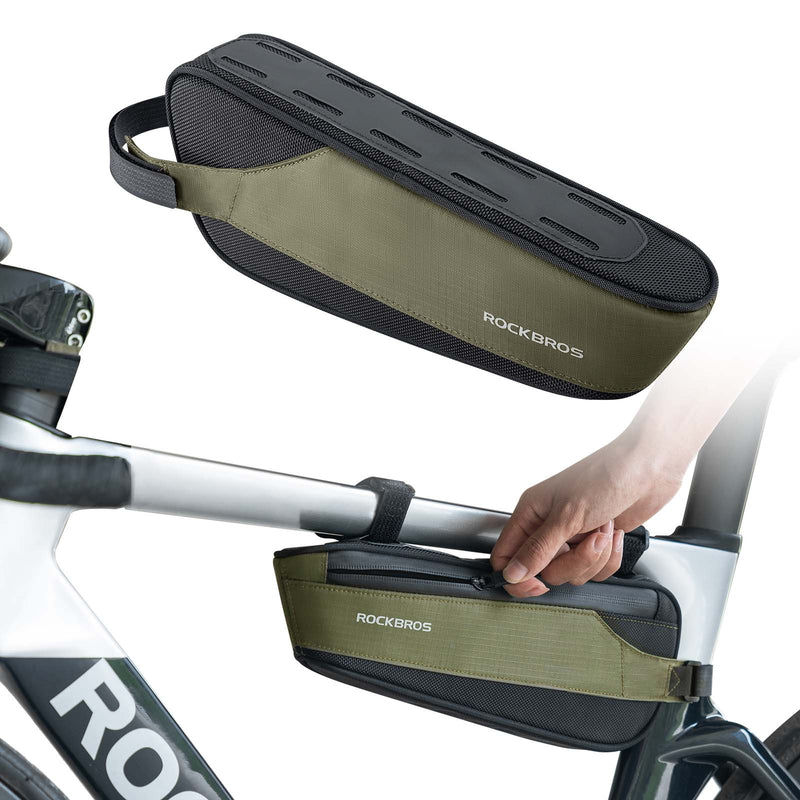 Carica immagine in Galleria Viewer, ROCKBROS Fahrradtasche Reflektierende Kapazität von 1,4L Rahmentasche
