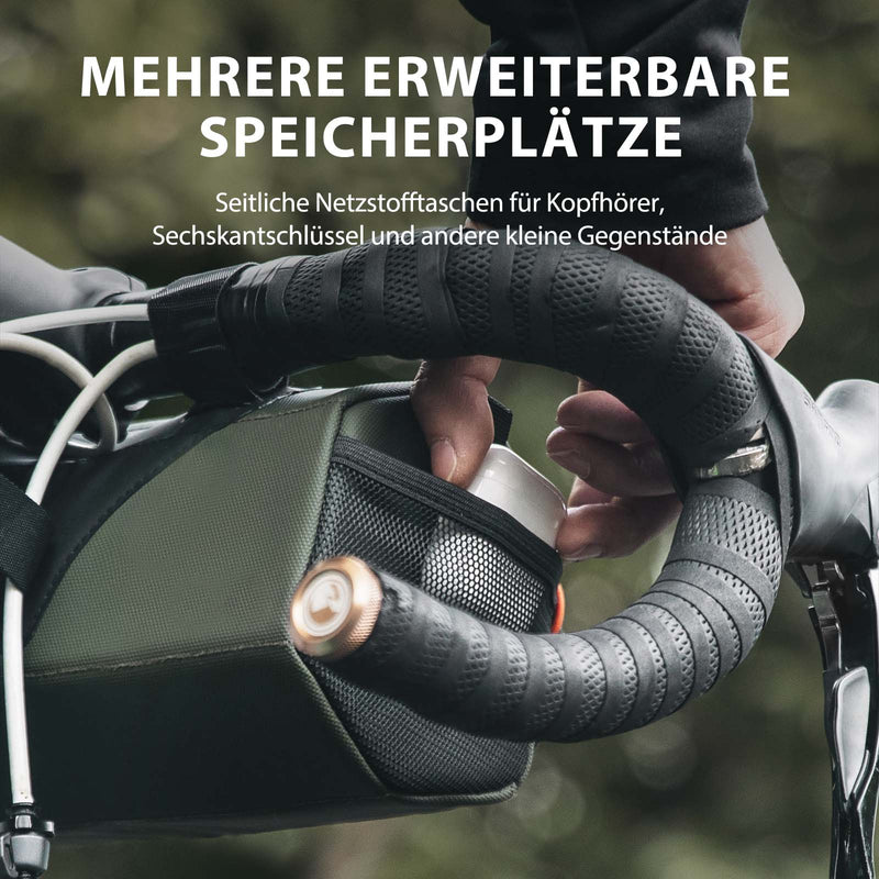Chargez l&#39;image dans la visionneuse de la galerie, ROCKBROS Fahrradtasche für Lenker 2,2L mit Schultergurt in 6 Farben
