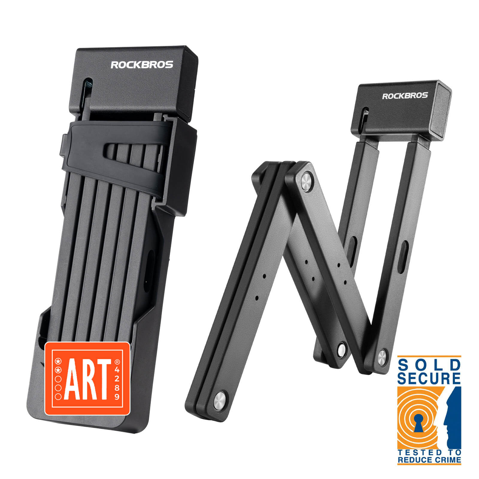 ROCKBROS Faltschloss Fahrradschloss 104 cm Faltbares – ROCKBROS-DE