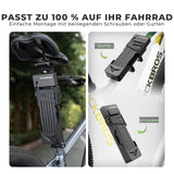 ROCKBROS Faltschloss Fahrradschloss 104 cm Faltbares