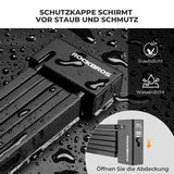 ROCKBROS Faltschloss Fahrradschloss 104 cm Faltbares