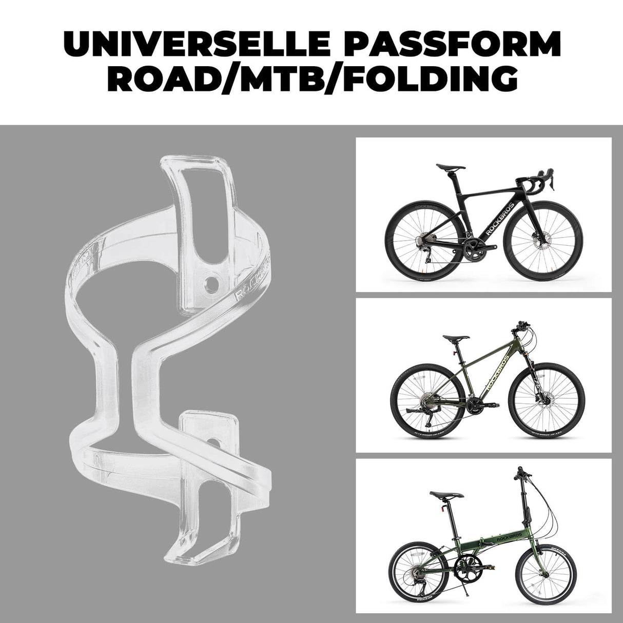 ROCKBROS Fahrrad-Flaschenhalter – 2er Pack im praktischen Set!​