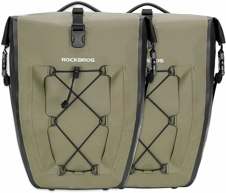 ROCKBROS Gepäckträgertasche 25L-32L 100 % wasserdicht mit Tragegriff - ROCKBROS-EU