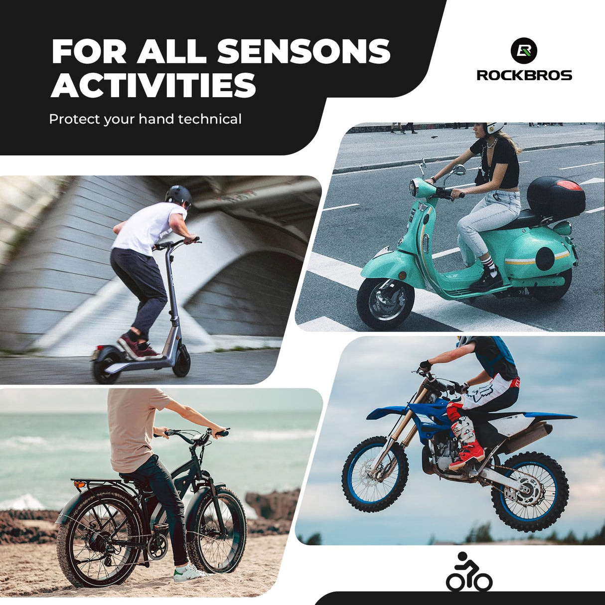 ROCKBROS Handschuhe Herren & Damen – Touchscreen-Winterhandschuhe