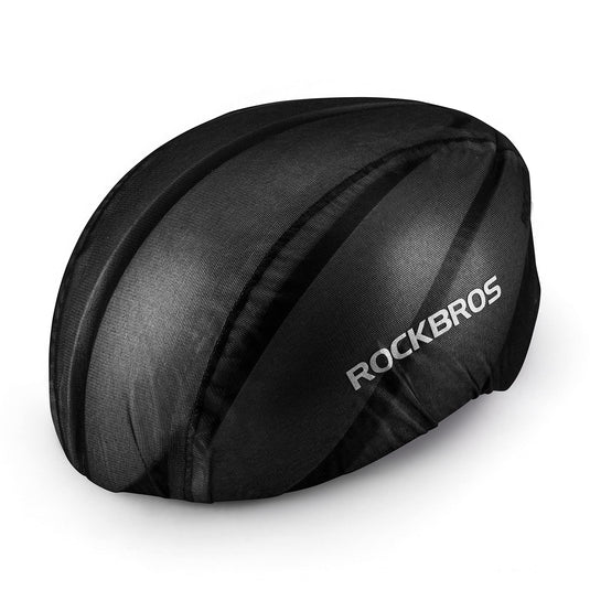 ROCKBROS Helm Cover wasserdicht staubdicht Helmüberzug für Fahrradhelm Schwarz