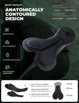 ROCKBROS Herren Fahrrad Trägerhose – Lang & Gepolstert für maximalen Komfort!​