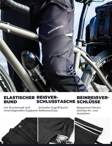 fahrrad xxl stornieren ROCKBROS Herren Radlerhose Atmungsaktiv Lang Fahrradhose Unisex M-4XL – ROCKBROS-DE