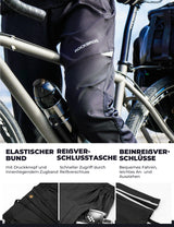 ROCKBROS Herren Radlerhose Atmungsaktiv Lang Fahrradhose S-4XL