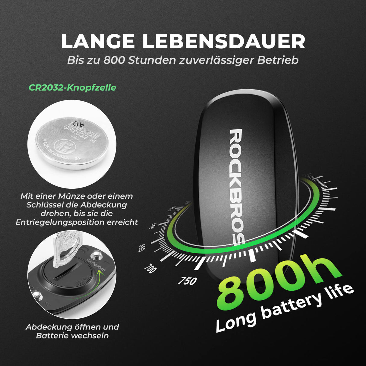 ROCKBROS IP67 Wasserdichter Brustgurt – Bluetooth/Ant+​