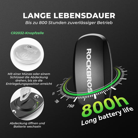 ROCKBROS IP67 Wasserdichter Brustgurt – Bluetooth/Ant+​