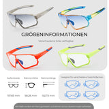 ROCKBROS Kinder Fahrradbrille UV400-Schutz Selbsttönend Sonnenbrille - ROCKBROS-EU