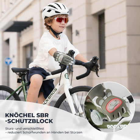 ROCKBROS Kinder Fahrradhandschuhe – Sicher & stylisch für kleine Abenteurer!​