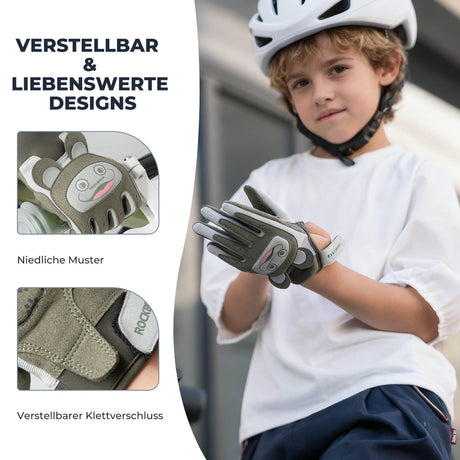 ROCKBROS Kinder Fahrradhandschuhe – Sicher & stylisch für kleine Abenteurer!​