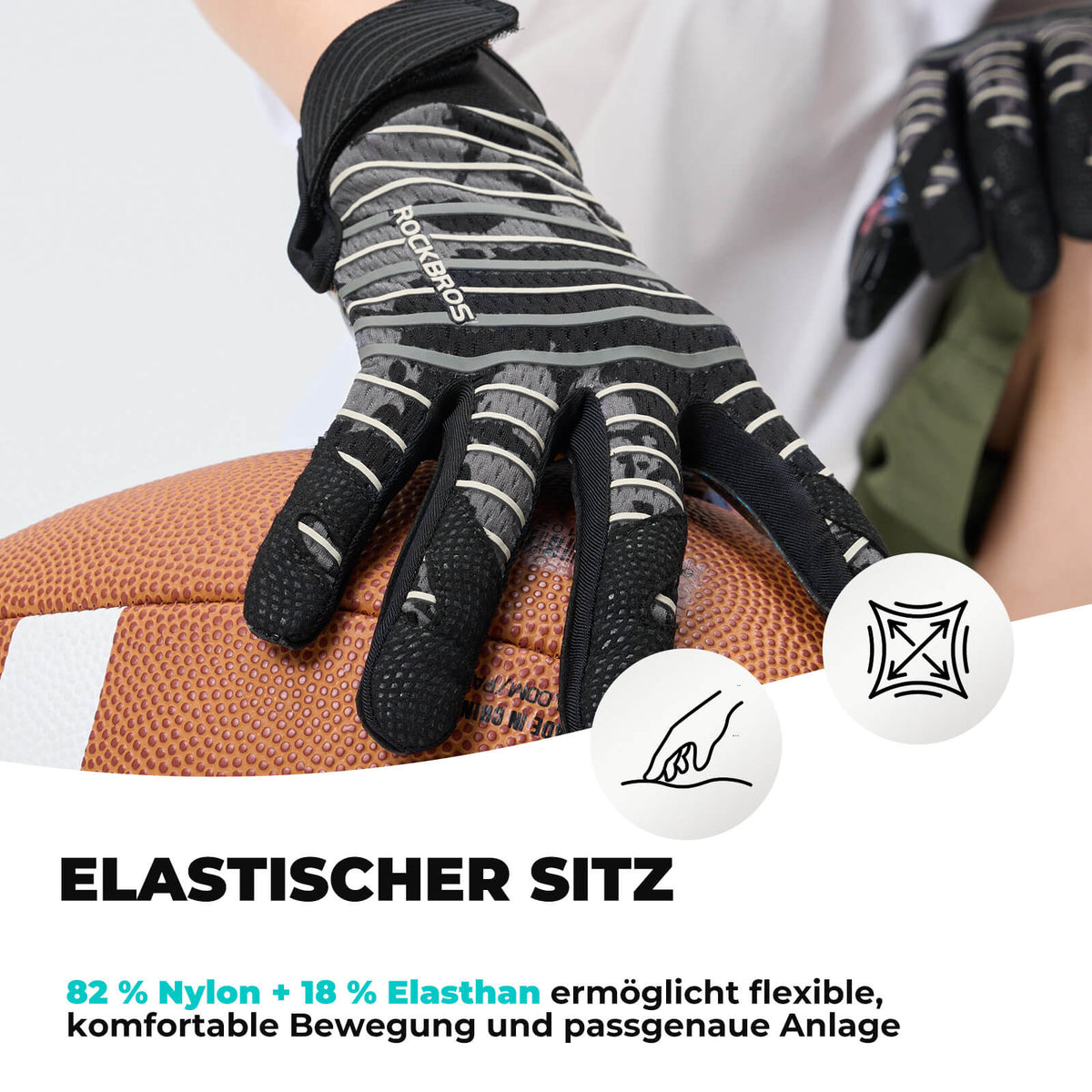 maßgeschneiderte handschuhe ROCKBROS Kinder-Profisport-Handschuhe Atmungsaktiv Elastisch – ROCKBROS-DE