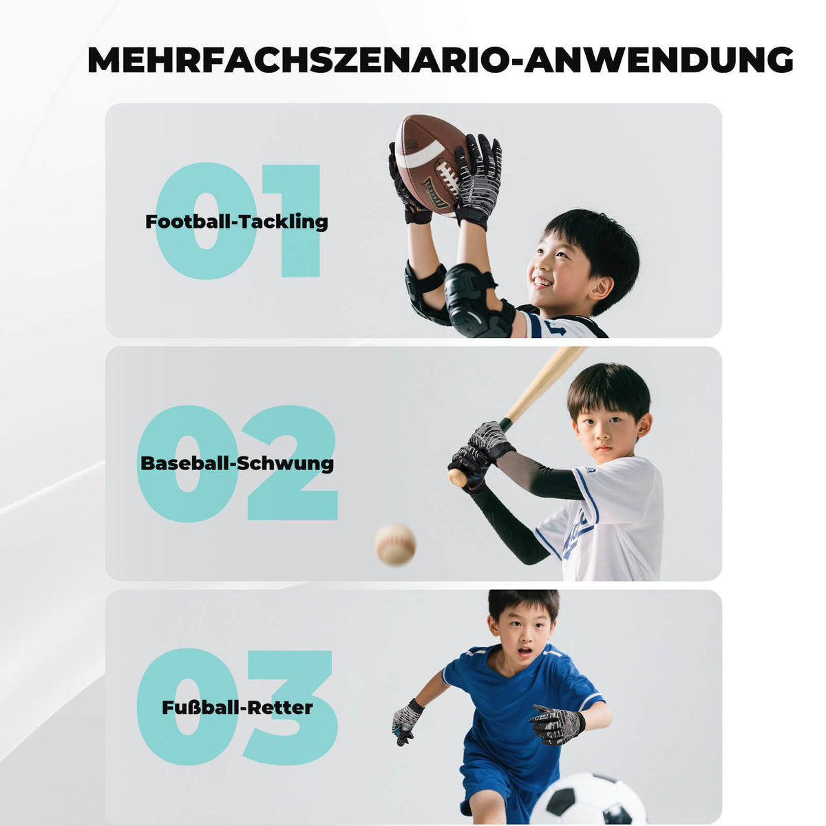 fußball handschuhe kindergrößen ROCKBROS Kinder-Profisport-Handschuhe Atmungsaktiv Elastisch – ROCKBROS-DE