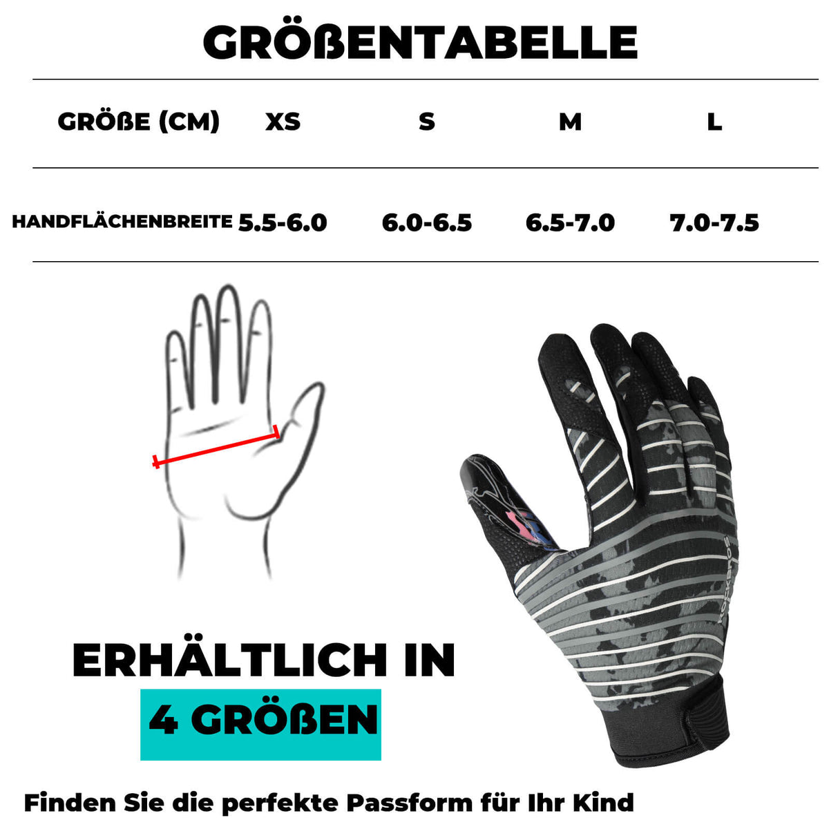 handschuhe sport kinder ROCKBROS Kinder-Profisport-Handschuhe Atmungsaktiv Elastisch – ROCKBROS-DE
