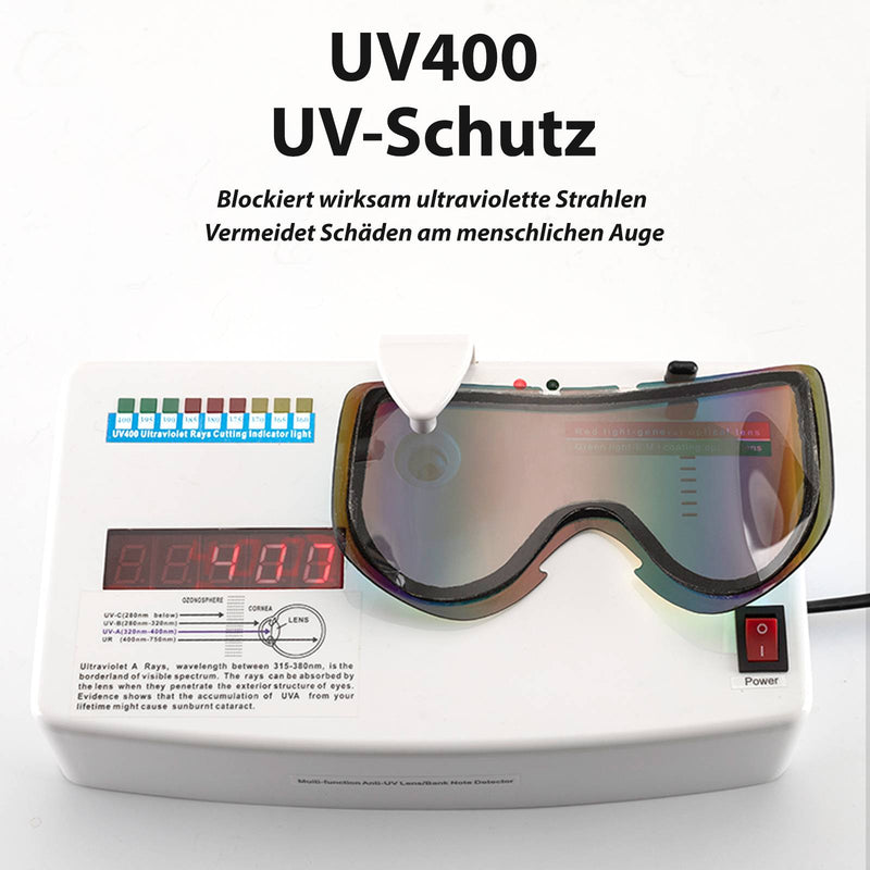 Chargez l&#39;image dans la visionneuse de la galerie, ROCKBROS Kinder Skibrille 100 % UV-Schutz winddicht Ski Schutzbrille
