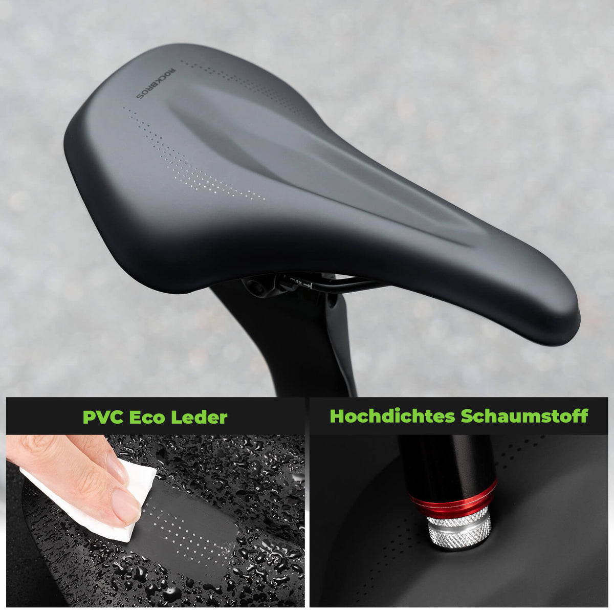 ROCKBROS Leichter Fahrradsattel mit Atmungsaktivität