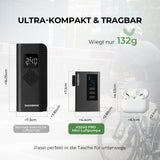 ROCKBROS MINI Elektrische Fahrradpumpe AS240 Pro – Tragbare Kraft für unterwegs!​