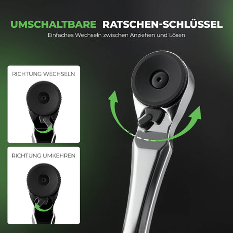 ROCKBROS Magnetisches Fahrradwerkzeugset mit Ratschenschlüssel