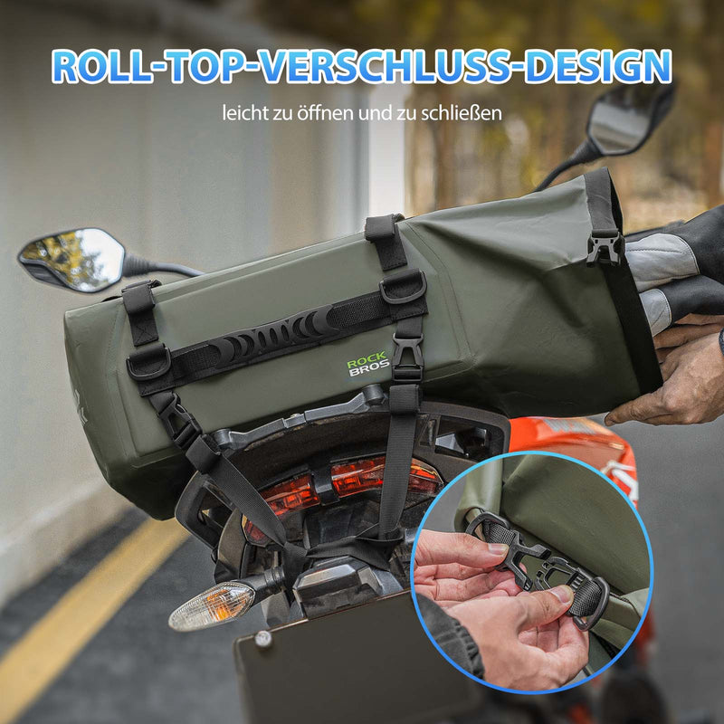 ROCKBROS motorcycle tail bag 100% waterproof motorcycle luggage bag ap –  ROCKBROS-EU