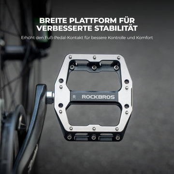 breite pedale ROCKBROS Pedals with Anti-Slip Pins