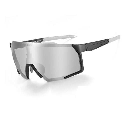 ROCKBROS Polarisierte Sonnenbrille Fahrradbrille für Outdoor-Sport Schwarz