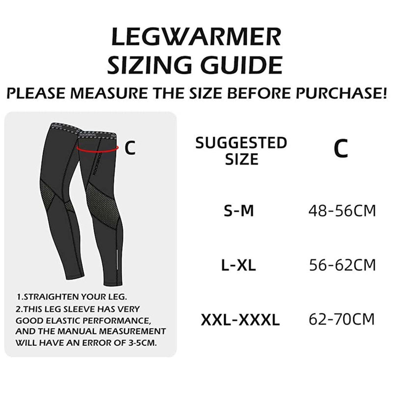 Load image into Gallery viewer, ROCKBROS Cycling Leg Warmers Knee Protection Winter Anti Slip Leg Warmers
