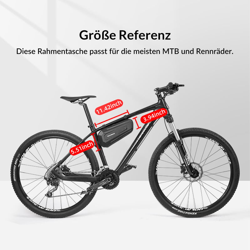 Chargez l&#39;image dans la visionneuse de la galerie, ROCKBROS Rahmentasche Fahrradtasche für MTB, Rennräder 1,5L / 2,5L
