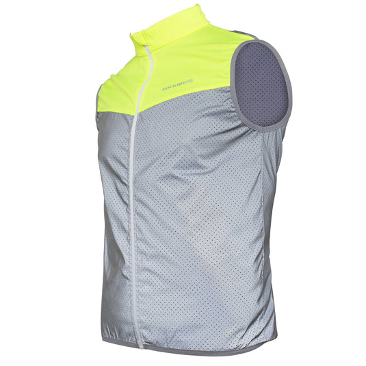 ROCKBROS bicycle warning vest, reflective bicycle vest, windproof,  breathable