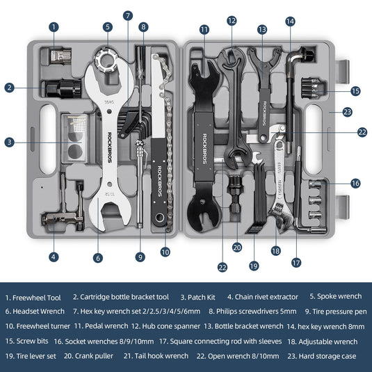ROCKBROS-Reparaturwerkzeug-Set-44-in-1-Fahrrad-Praktisch-Werkzeugset