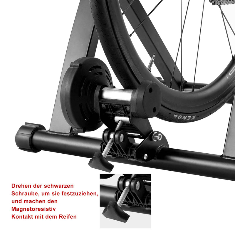 Cargue la imagen en el visor de la galería, ROCKBROS Rollentrainer Magnetisches Indoor-Bike-Trainingsgerät Faltbar
