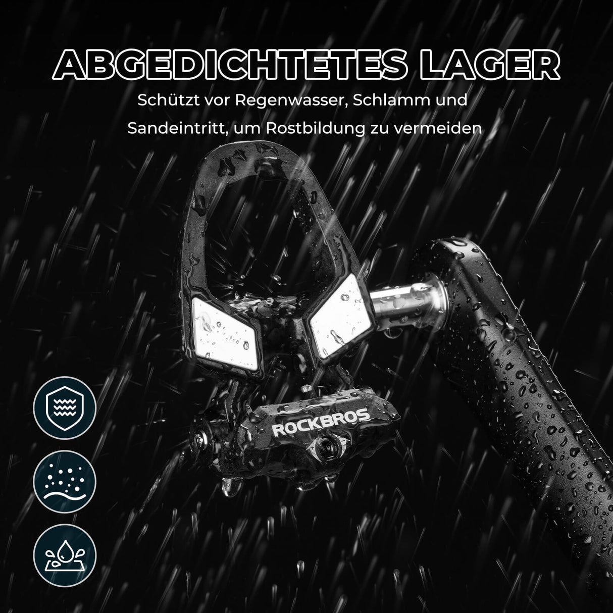 ROCKBROS SPD Fahrradpedale – Einstellbare Spannung für individuellen Halt