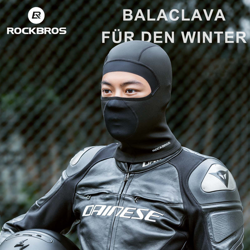 Laden Sie das Bild in Galerie -Viewer, ROCKBROS Sturmhaube Balaclava Herbst Winter Skimaske Atmungsaktiv Gesichtshaube
