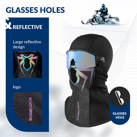 ROCKBROS Sturmhauben Fahrrad Balaclava – Outdoor Sports Winter