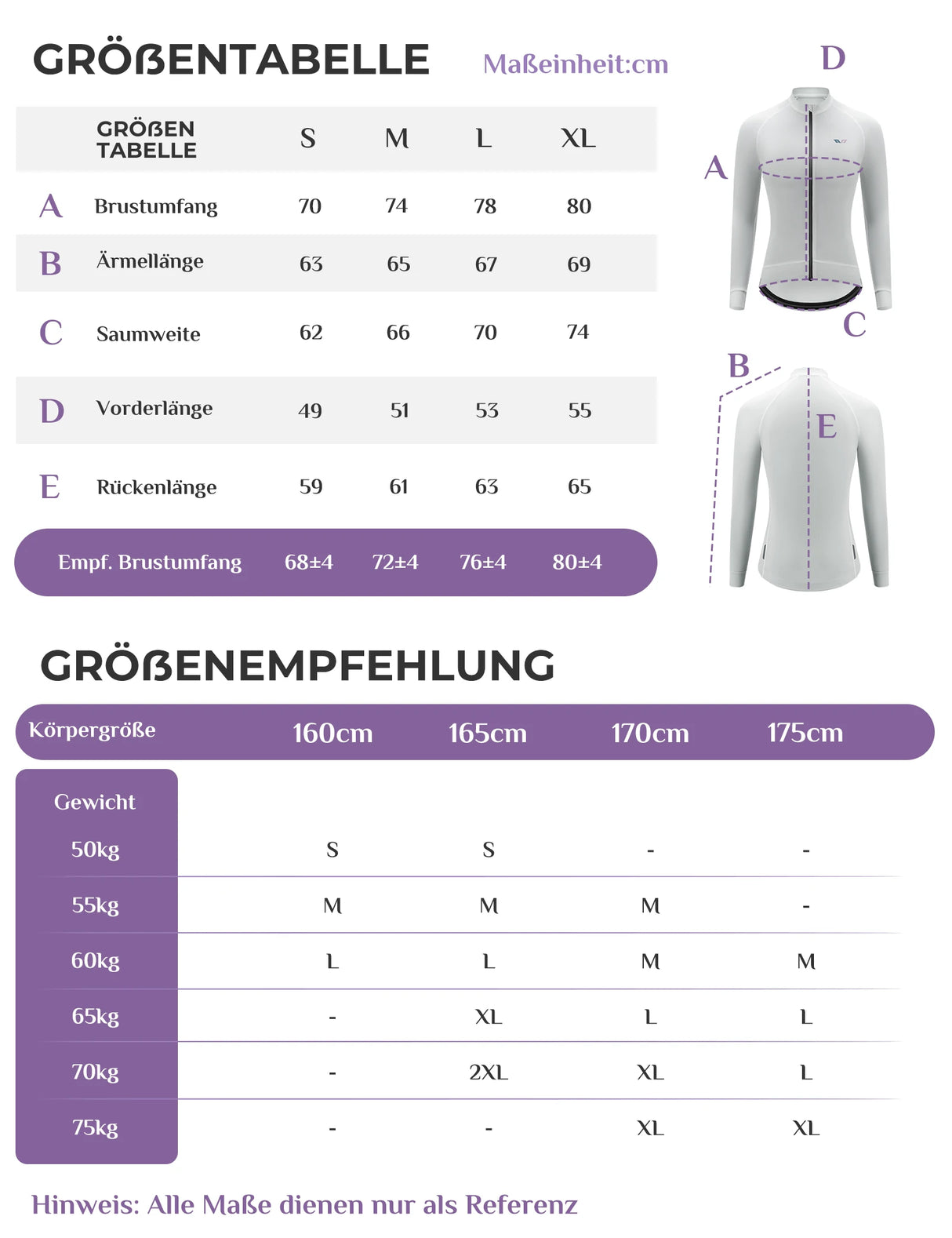 ROCKBROS TVI Damen Langarm-Radtrikot Fahrrad Jersey für MTB & Rennrad-Grau