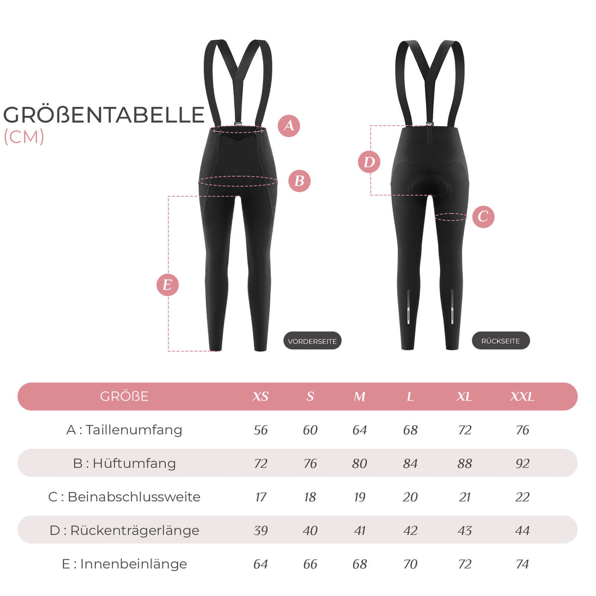 ROCKBROS TVI Damen Fahrrad-Trägerhose – Perfekter Komfort bei jeder Temperatur!​