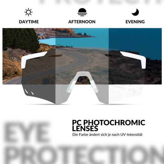 ROCKBROS Ultraleicht Fahrradbrille Sonnenbrille mit UV400-Schutz