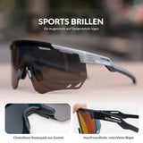 ROCKBROS Ultraleicht Fahrradbrille Polarisierte Sonnenbrille mit UV400-Schutz