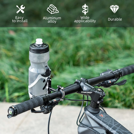 ROCKBROS Alu Universal Flaschenhalter Adapter für Fahrrad und Motorrad