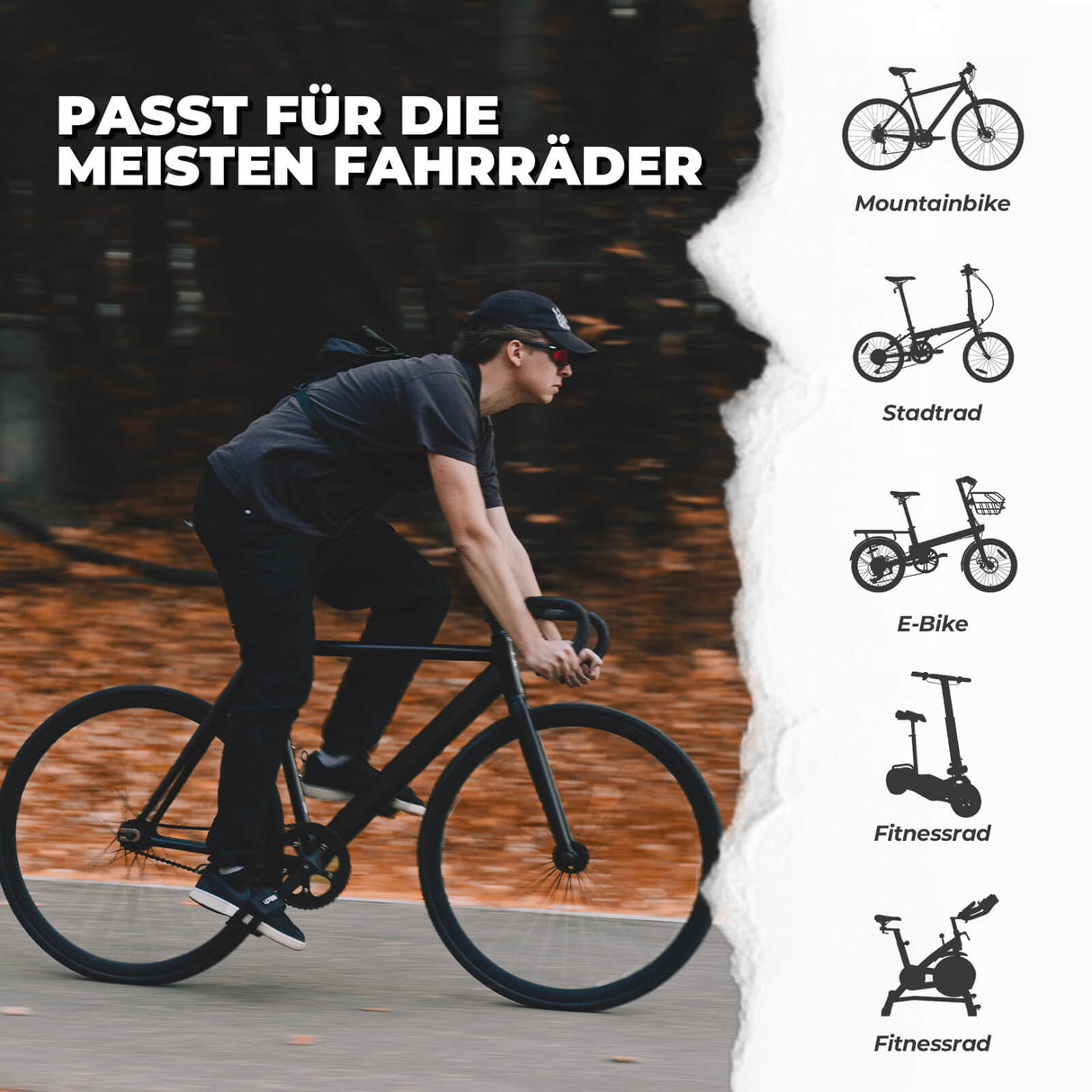 ROCKBROS wasserdichter Fahrradsattel mit stylischem Aufdruck, komfortabel und langlebig