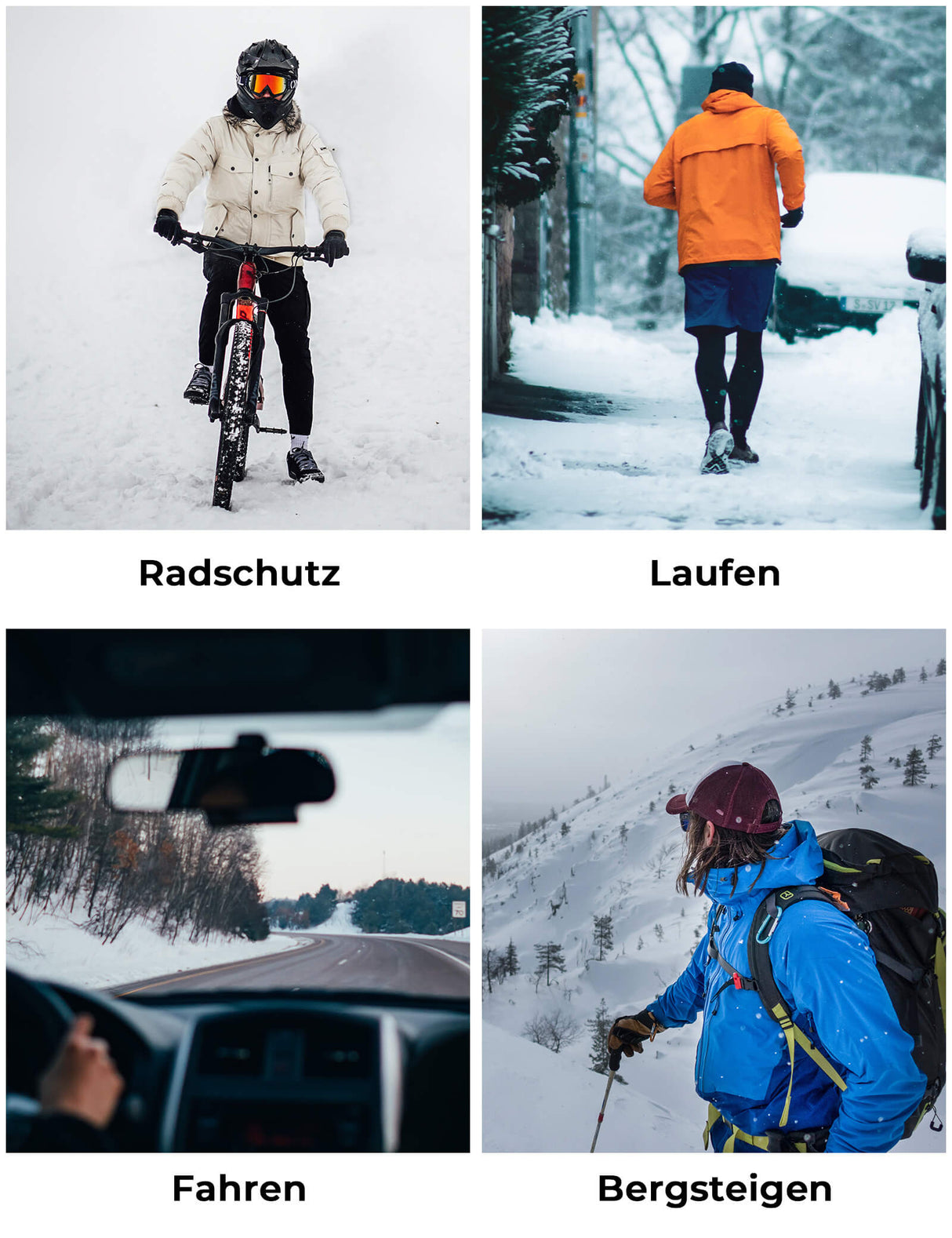 ROCKBROS Winter-Fahrradhandschuhe – Warm, sicher & griffsicher!​