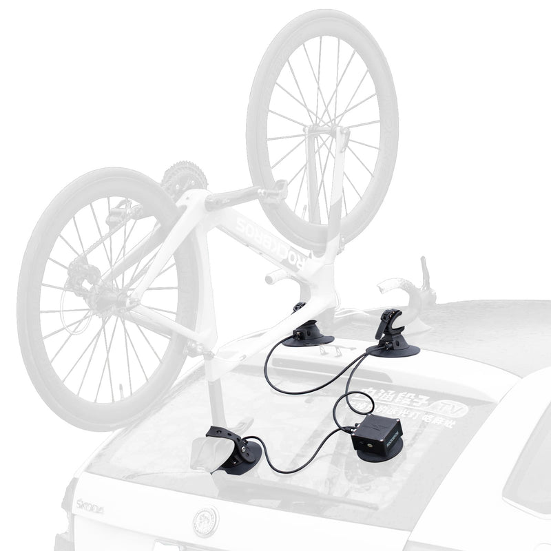 Laden Sie das Bild in Galerie -Viewer, ROCKBROS tragbar Fahrradträger elektrisch Fahrrad Dachträger mit Saugnapf
